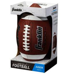 Franklin Sports Youth Football - All-Weather Synthetic Leather Outdoor - Extra Grip 1000 Football